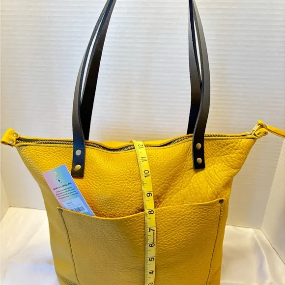 Portland Leather Unicorn Zipper Tote - Picture 2 of 5
